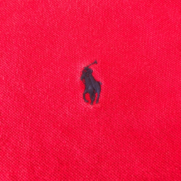 XS Men’s Red Short Sleeve Polo - Picture 4 of 4